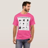 Usaf UAP ID-grafiek (grappig) T-shirt (Voorkant volledig)