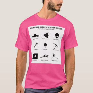 Usaf UAP ID-grafiek (grappig) T-shirt