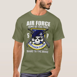 USAF-veiligheidstroepen - veiligheidspolitievetera T-shirt