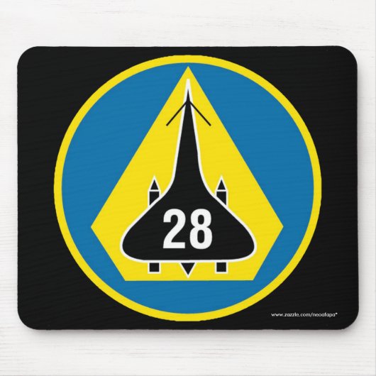 USAFA Cadet Squadron 28 Muismat "Blackbird" (Voorkant)