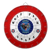 USAFA Cadet Squadron 5 Dart Board Dartbord (Voorkant)
