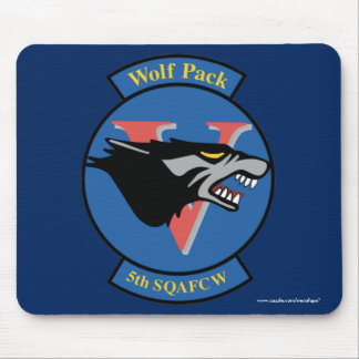 USAFA Cadet Squadron 5 "Wolf Pack" Muismat