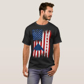 Usafa Merch Proud Air Force Dad Grandpa Papa T-shirt (Voorkant volledig)