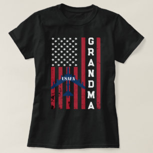 Usafa Merch Proud Air Force Mam Wife Mama Grandma T-shirt