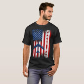 Usafa Merch Proud Air Force Pa Zoon opa T-shirt (Voorkant volledig)