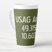 USAG Ansbach Latitude Longitude Latte Mok (Linkerhoek)