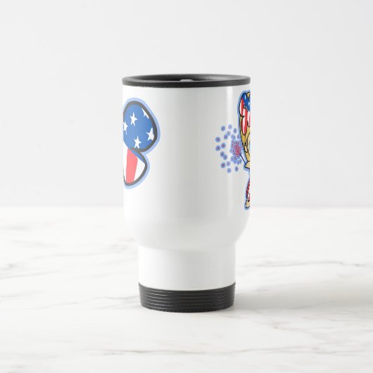 USAHula-blond, USAHulaBFirecracker Hula Meisje Mok (Center)