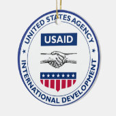 USAID Aangepast Keramisch Ornament (Links)