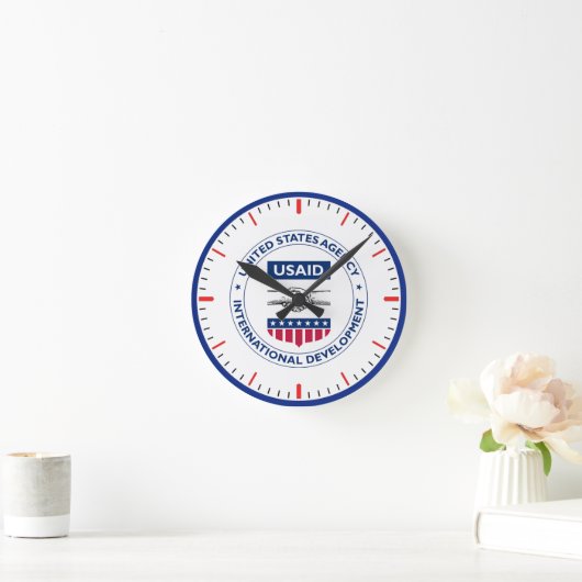 USAID Clock Ronde Klok (Huis)