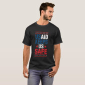 USAID houdt ons veilig T-shirt (Voorkant volledig)