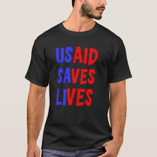 USAID redt levens T-shirt (Voorkant)