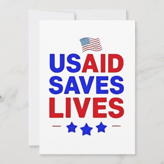 USAID redt levens US Agency International Developm Aankondiging (Voorkant)