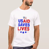 USAID redt levens US Agency International Developm T-shirt (Voorkant)