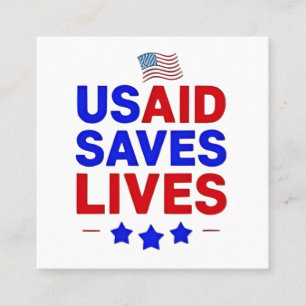 USAID Slaat Levens Op VS Agentschap Internationale Vierkante Visitekaartje