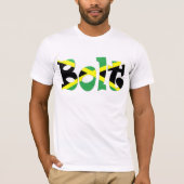 Usain Bolt Jamaican Flag T-shirt (Voorkant)