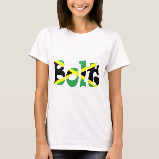 Usain Bolt Jamaican Flag T-shirt (Voorkant)