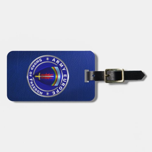 USAREUR Leger Europa Bagagelabel (Voorkant horizontaal)