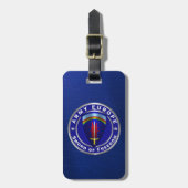 USAREUR Leger Europa Bagagelabel (Voorkant verticaal)