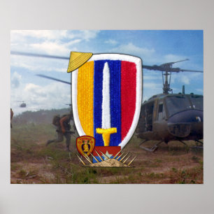 USARV Army Support Command Vietnam Nam War Poster