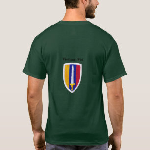 USARV MACV Vietnam Nam War Vets Patch T-shirt
