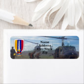 USARV Vietnam Nam oorlogsplek Etiket (Insitu)