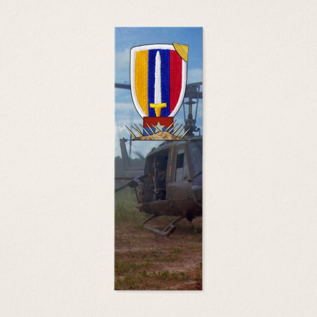 USARV Vietnam Nam War Patch bookmarkers Mini Visitekaartjes (Voorkant)