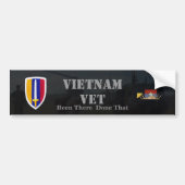 USARV Vietnam Nam War Patch Vets Bumpersticker (Voorkant)