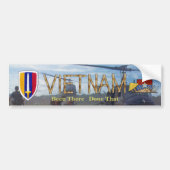 USARV Vietnam Nam War Patch Vets Bumpersticker (Voorkant)