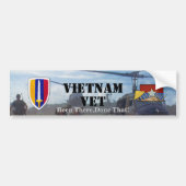 USARV Vietnam Nam War Patch Vets Bumpersticker (Voorkant)