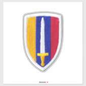 USARV Vietnam Oorlogsveteranen Contour Sticker (Vel)