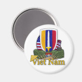 USARV Vietnam strijders veteranen veteranen Magnet (Voorkant / Achterkant)