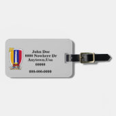 USARV Vietnam War Patch Bagagelabel (Voorkant horizontaal)