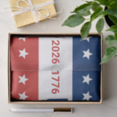 USA's 250e verjaardag 1776 2026 Rood Wit Blauw Tissuepapier (Geschenk)
