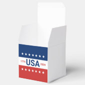 USA's 250th Anniversary 1776 2026 Red White Blue Bedankdoosjes (Geopend)