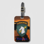 USASOC 1st special ops SOCOM veterans veterans pat Bagagelabel (Voorkant (verticaal))
