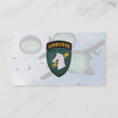 USASOC 1st special ops SOCOM veterans veterans pat Visitekaartje (Achterkant)