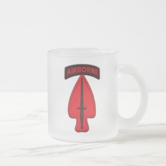 USASOC SOCOM SOC speciale veteranen Matglas Koffiemok (Rechts)