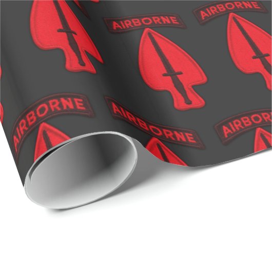 USASOC SOCOM special ops veterans veterans patch Cadeaupapier (Rol Hoek)