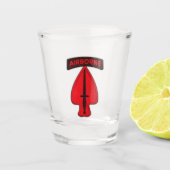 USASOC Special Ops Delta Force Veterans Veterans Shot Glas (Voorkant)