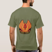 USASOC Special Ops Sine Pari SOCOM Veteranen T-shirt (Achterkant)