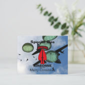 USASOC Special Ops Veterans Vets Patch briefkaarte Feestdagenkaart (Staand voorkant)