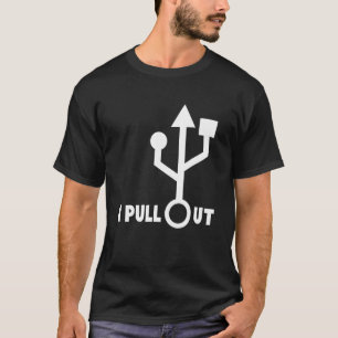 USB-computerreparatiekabel maakt IT PC-ondersteuni T-shirt