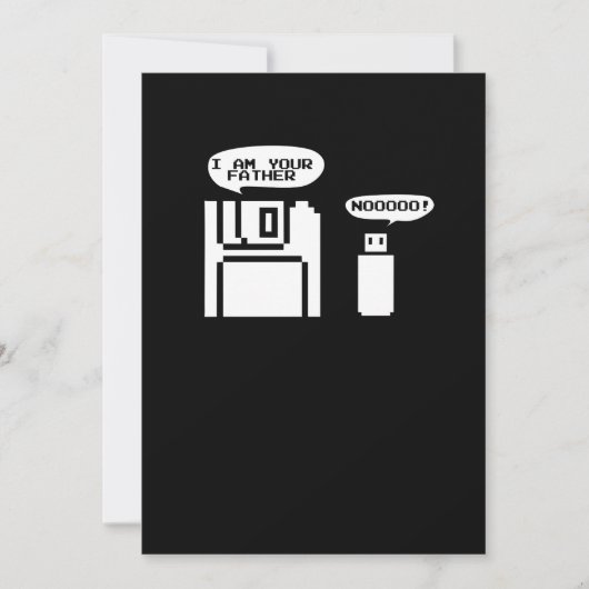 USB-diskette ik ben uw vaders nooo Kaart (Voorkant)