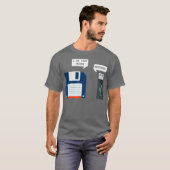 USB Flash-diskettestation USB Im uw vader T-shirt (Voorkant volledig)