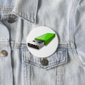 USB Flash Drive Knop Ronde Button 7,6 Cm (In situ)