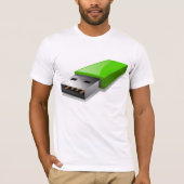 USb Flash Drive Mannen T-shirt (Voorkant)