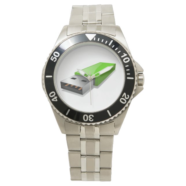 USb Flash Drive Watch Horloge (Voorkant)