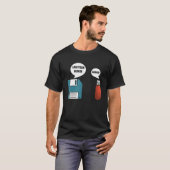 USB Ik ben je vader Funny Computer Geek Nerd Idee T-shirt (Voorkant volledig)