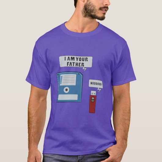 USB Ik Ben Je Vader Grappig T-shirt (Voorkant)