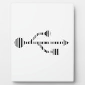 USB LOGO BAR CODE Computer Barcode Patroon Ontwerp Fotoplaat (Voorkant)